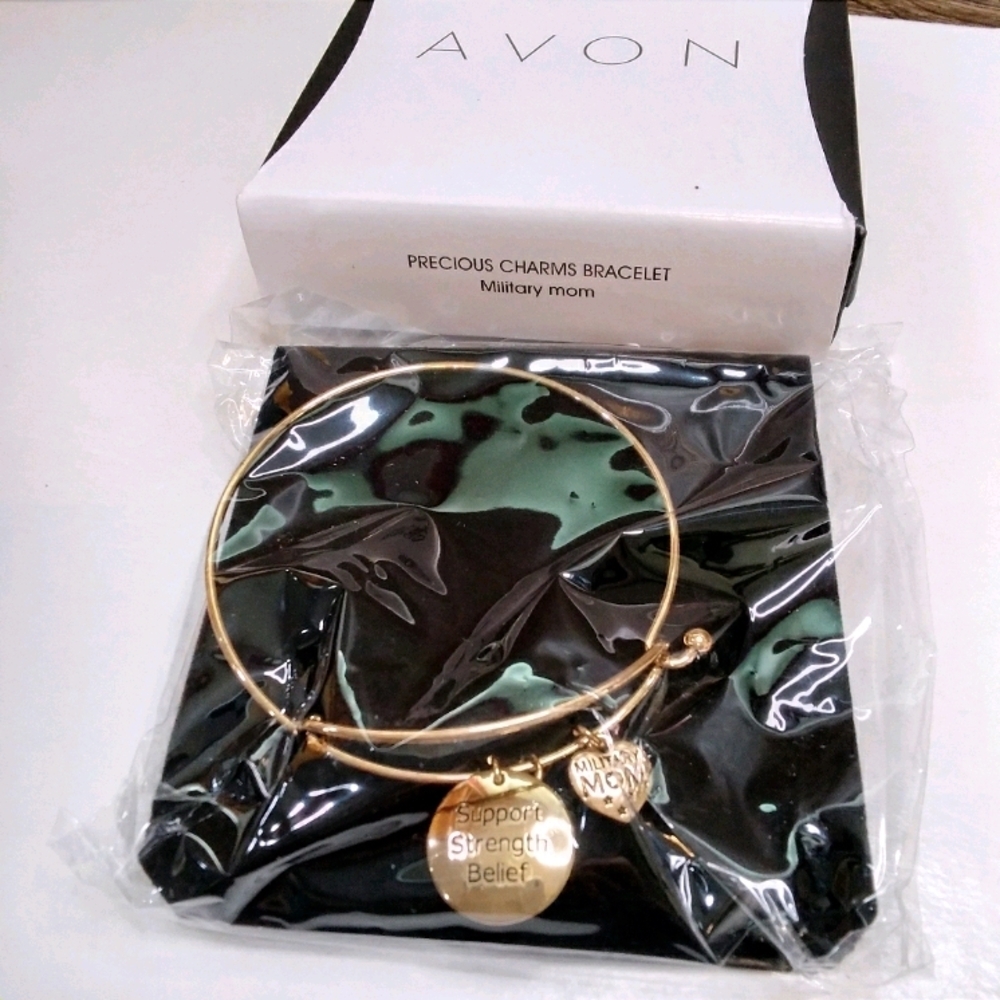 New Avon precious charms bracelet Military Mom jewelry